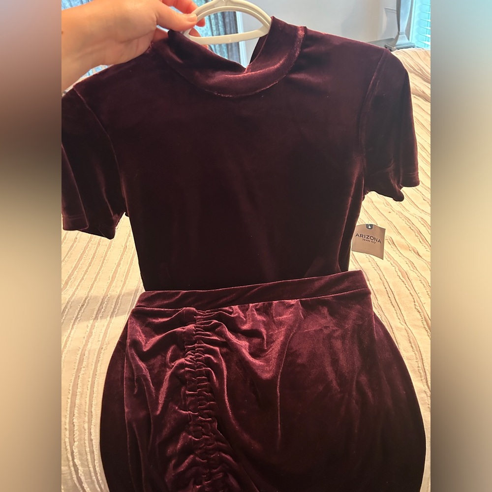 Beautiful Purple Two Piece Set